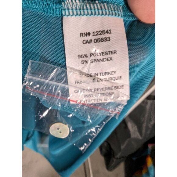 NWOT ISLE Apparel Made in Turkey Blue Ruffled Sweater Size Xs - Picture 5 of 6